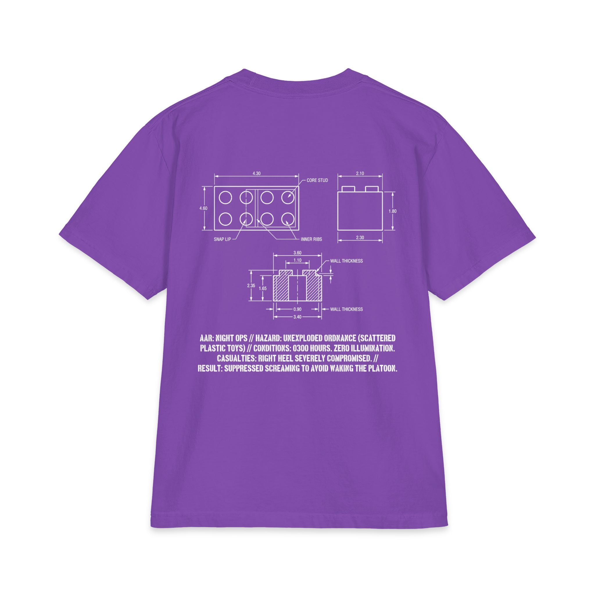 UXO Detected Technical Blueprint Tee