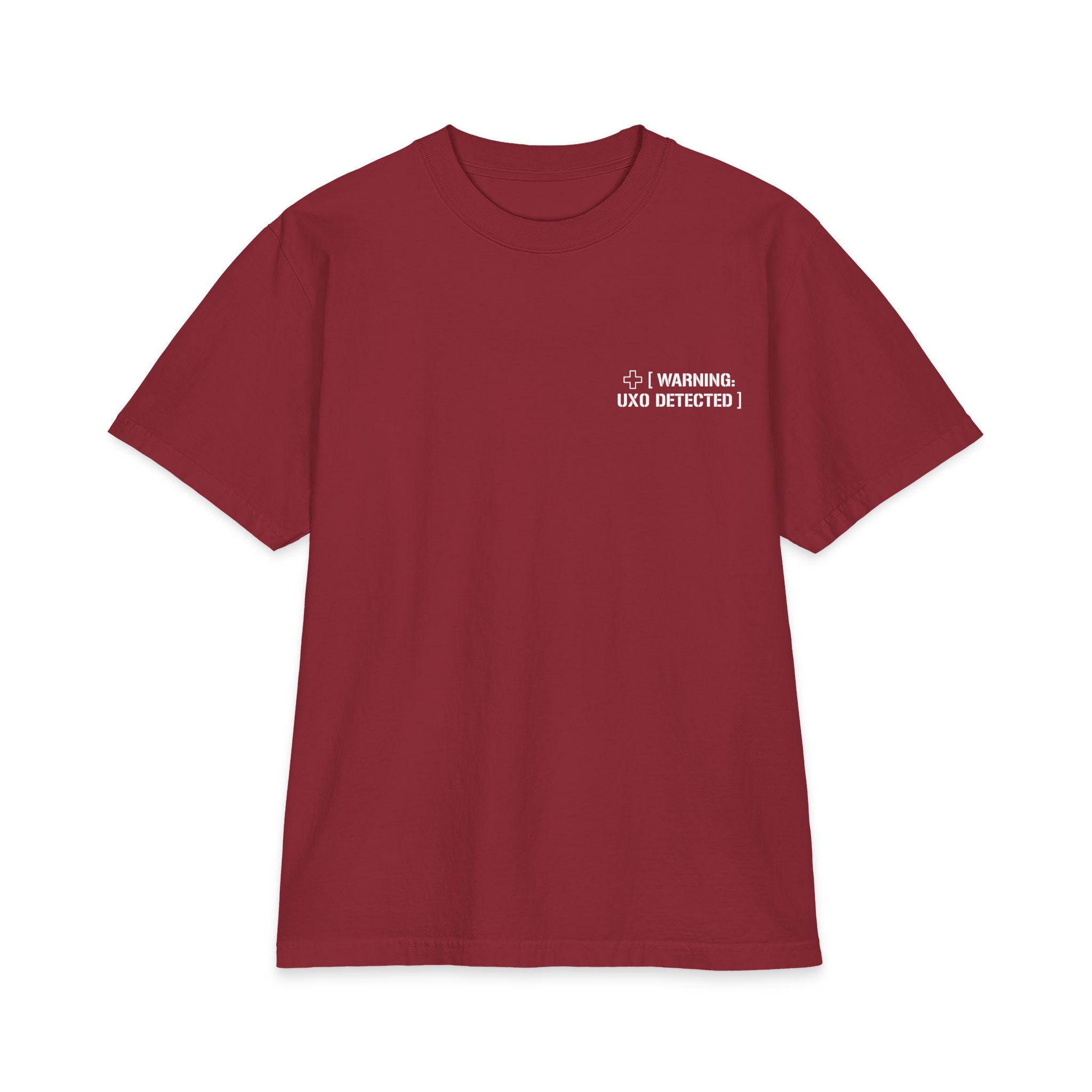 UXO Detected Technical Blueprint Tee