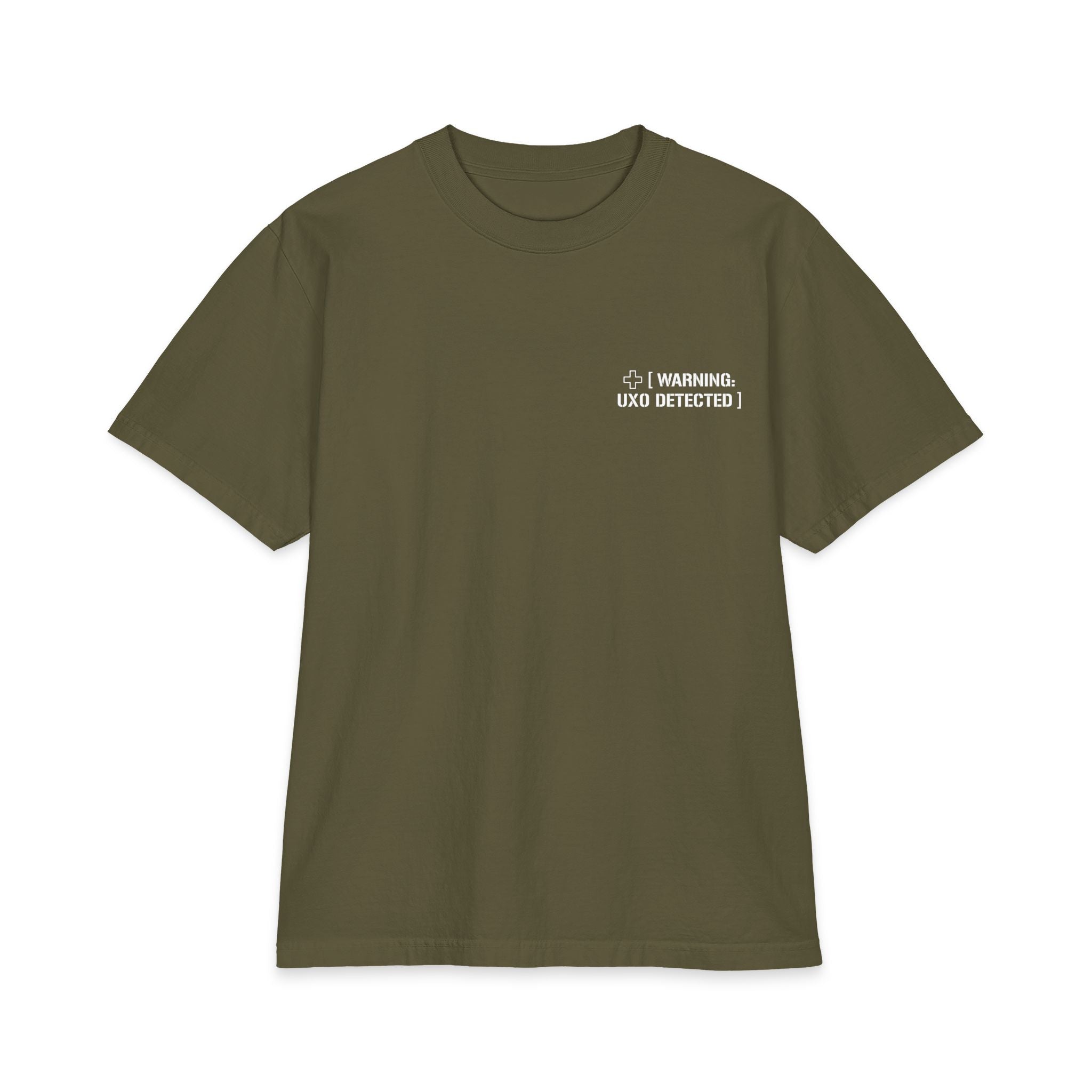UXO Detected Technical Blueprint Tee