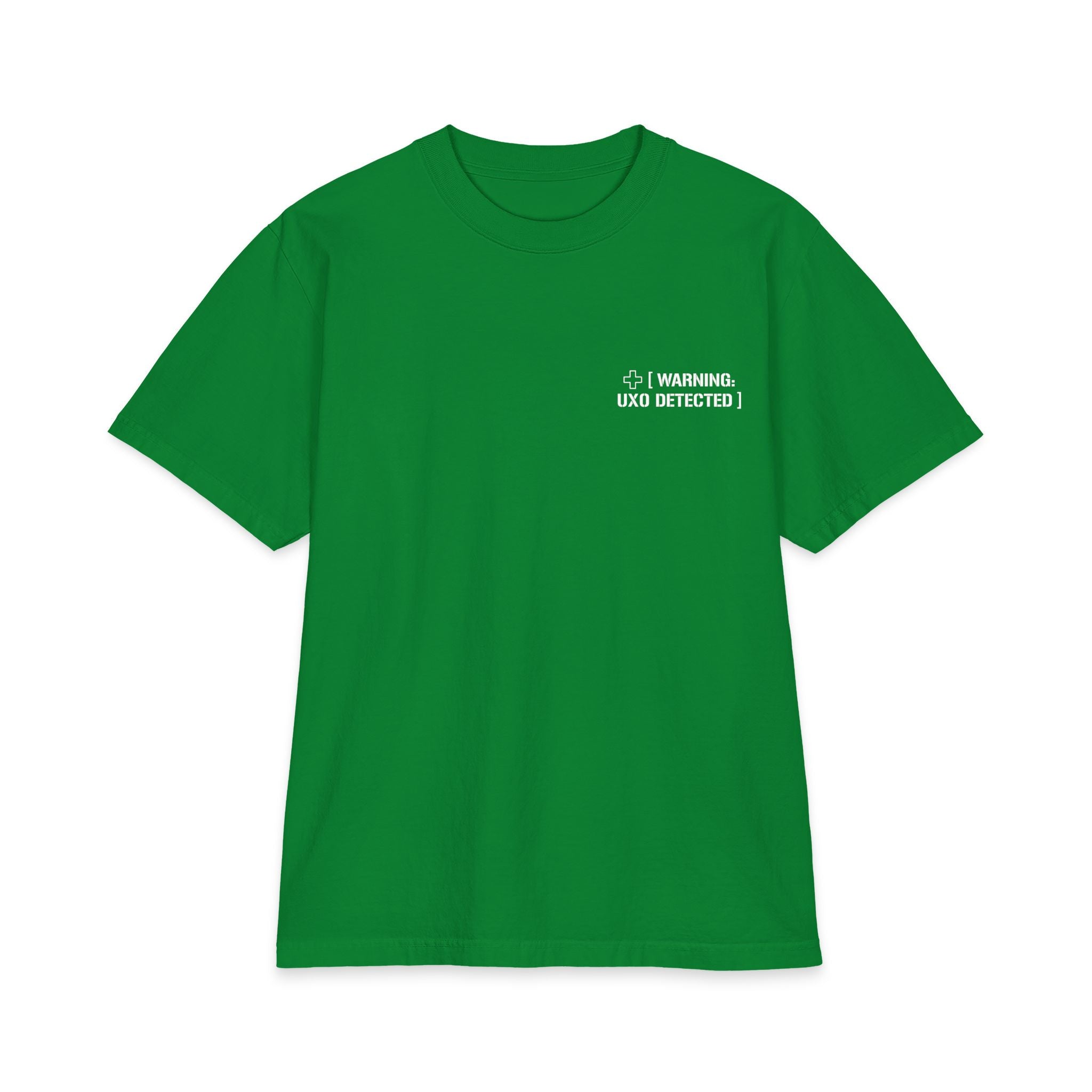 UXO Detected Technical Blueprint Tee