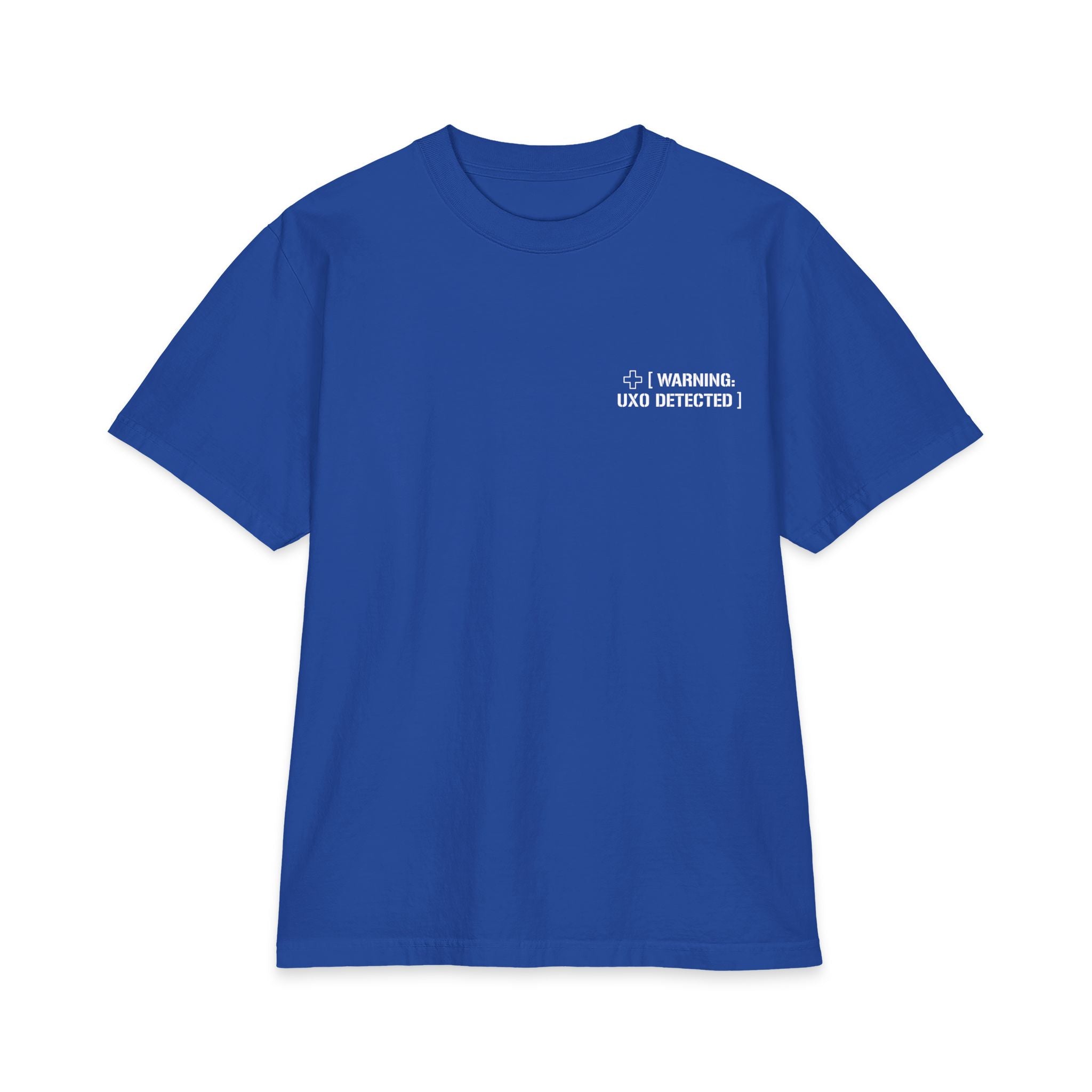 UXO Detected Technical Blueprint Tee