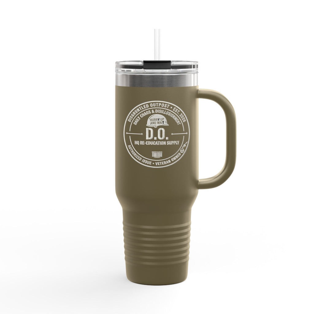 40oz Insulated Travel Mug — D.O. Outdoor Supply Tumbler with Handle