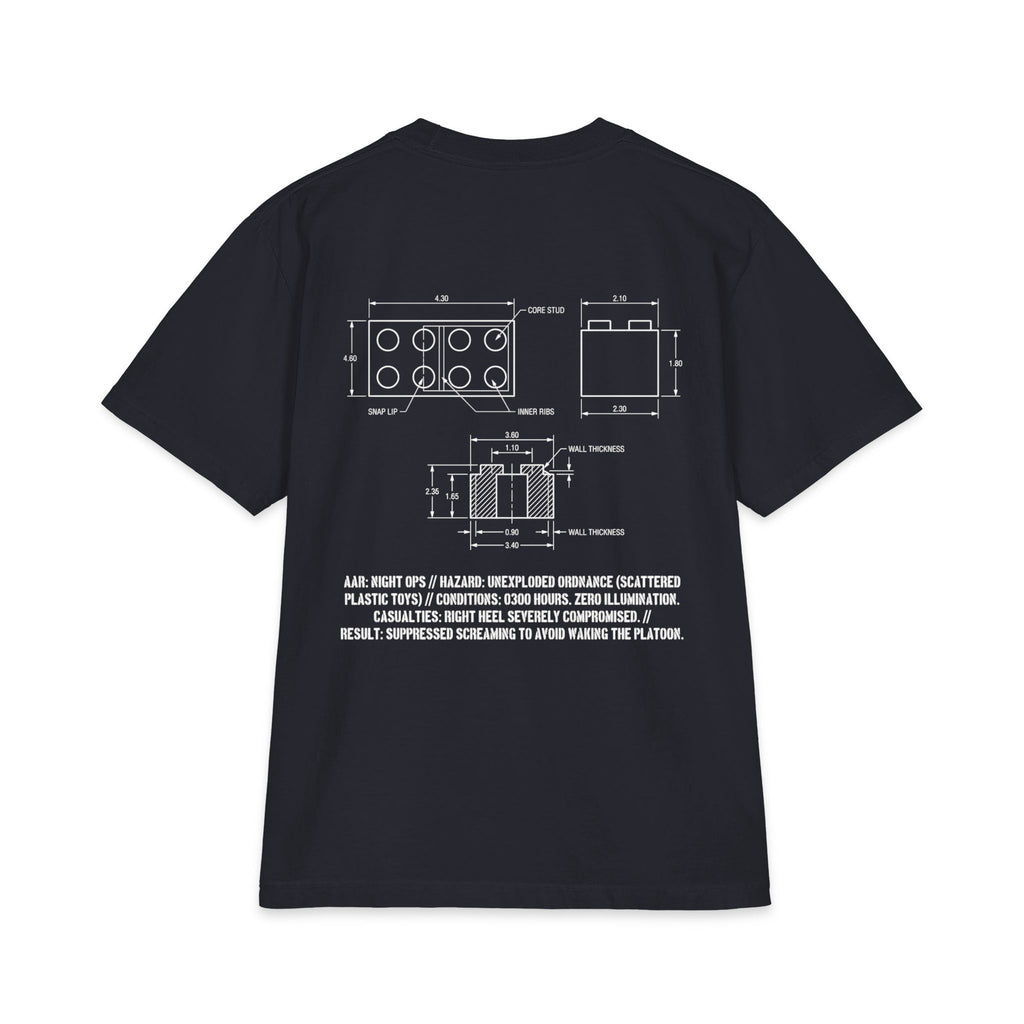 UXO Detected Technical Blueprint Tee