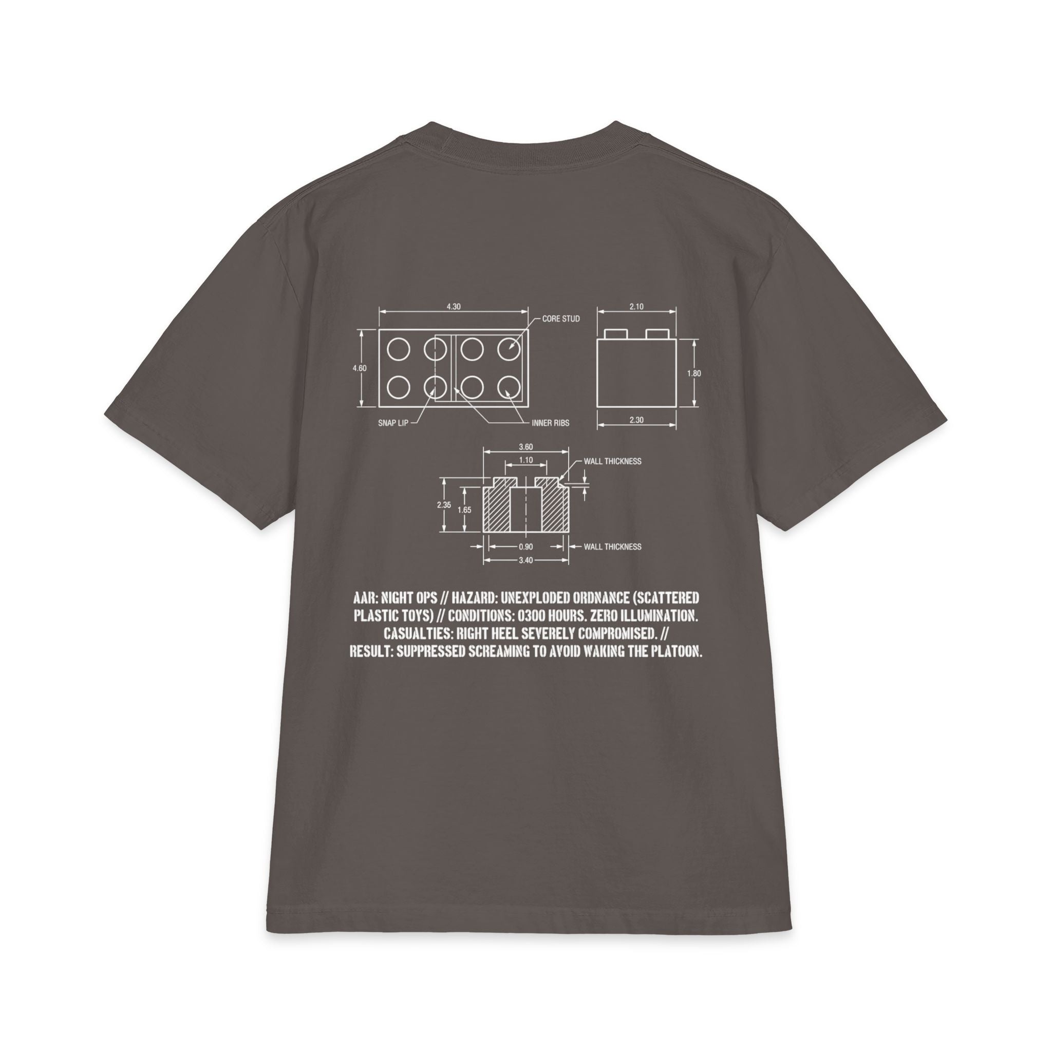 UXO Detected Technical Blueprint Tee