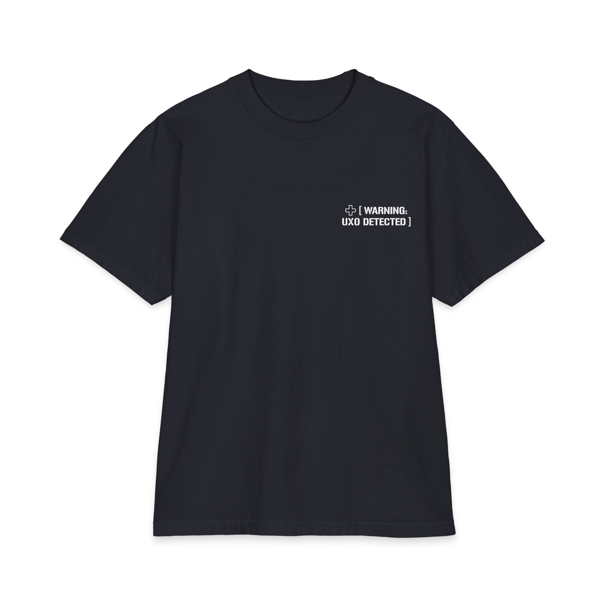UXO Detected Technical Blueprint Tee