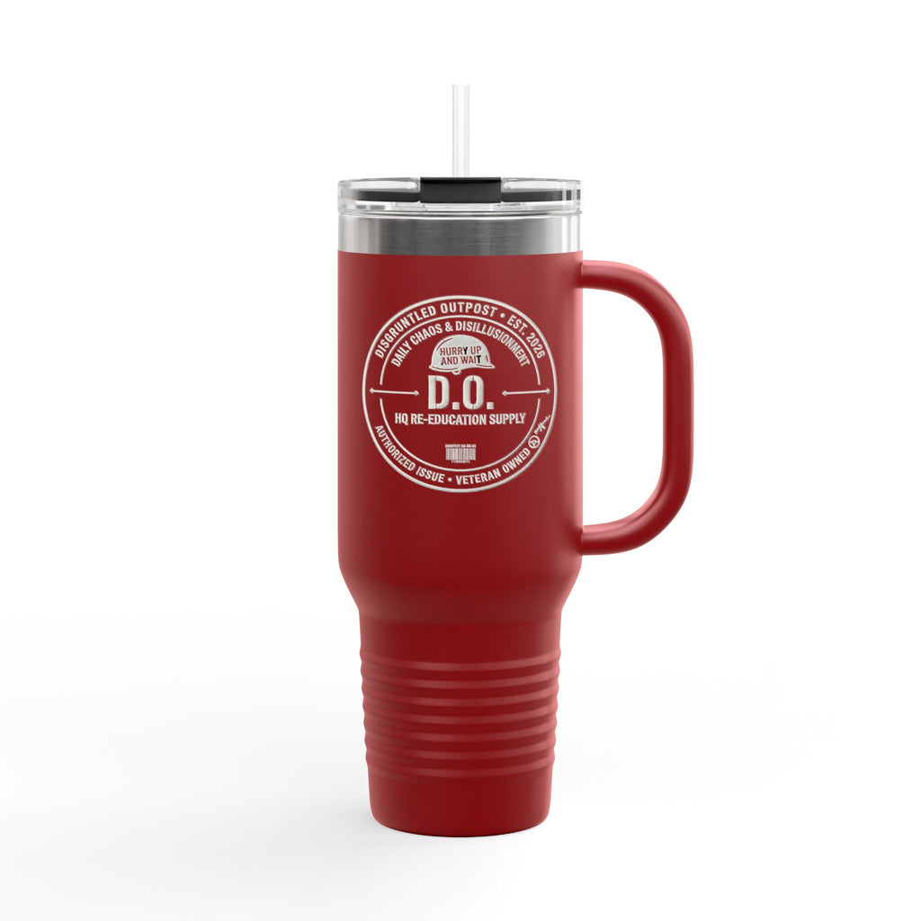 40oz Insulated Travel Mug — D.O. Outdoor Supply Tumbler with Handle